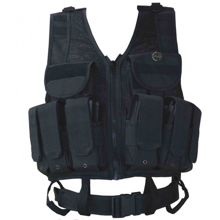 HPA TACTICAL AIRSOFT VEST - BLACK - Tippmann Tactical Airsoft
