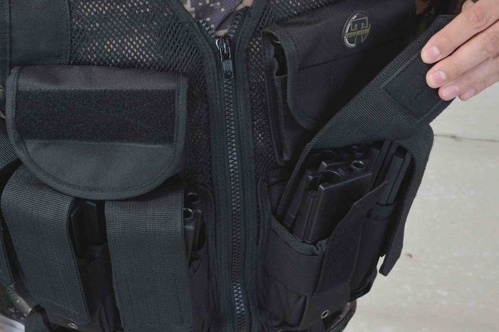 HPA TACTICAL AIRSOFT VEST - BLACK - Tippmann Tactical Airsoft